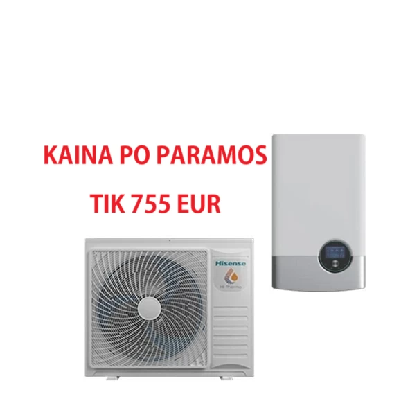Hisense Hi Therma Split oras/vanduo šilumos siurblys 6,0/5,0kW