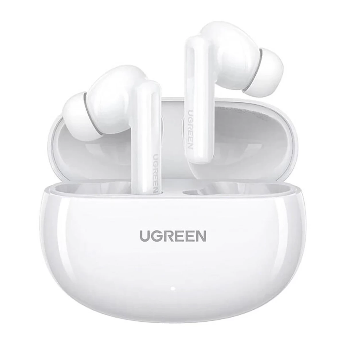 hitune T6 Belaidės Ausinės Su Anc + Usb-a - Usb-c Laidas, Baltos Spalvos