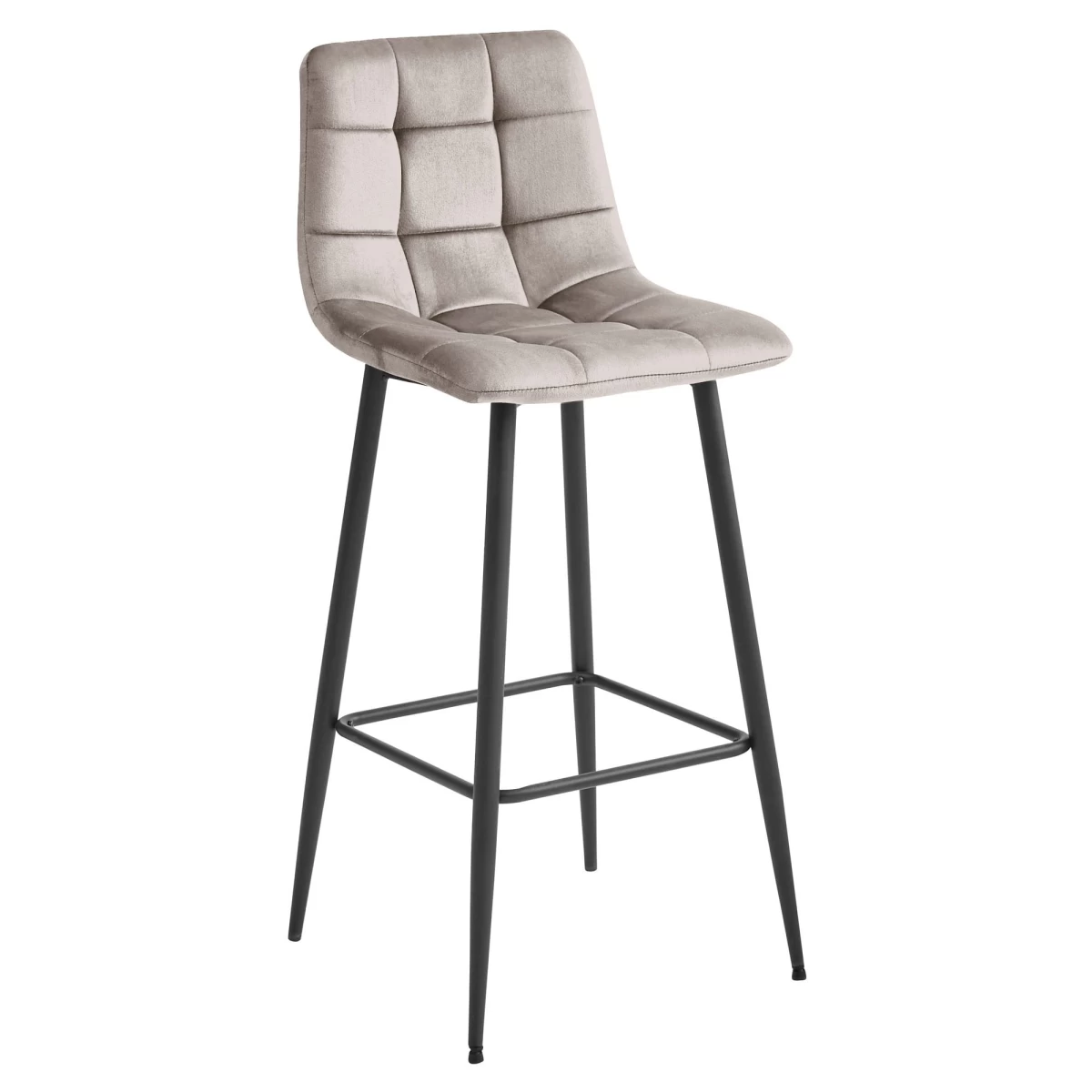 Hocker Arceto - Tamsiai Smėlio Spalvos Aksomas / Juodos Kojos X 1
