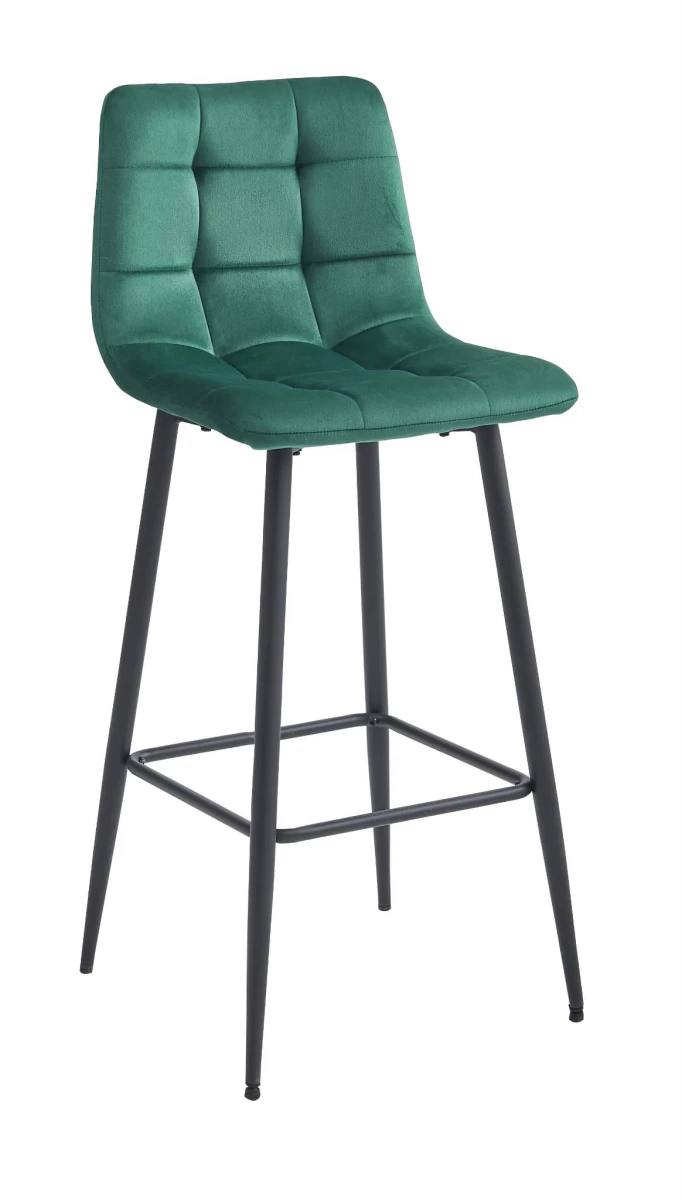 Hocker Arceto - Tamsiai žalias Aksomas / Juodos Kojos X 1