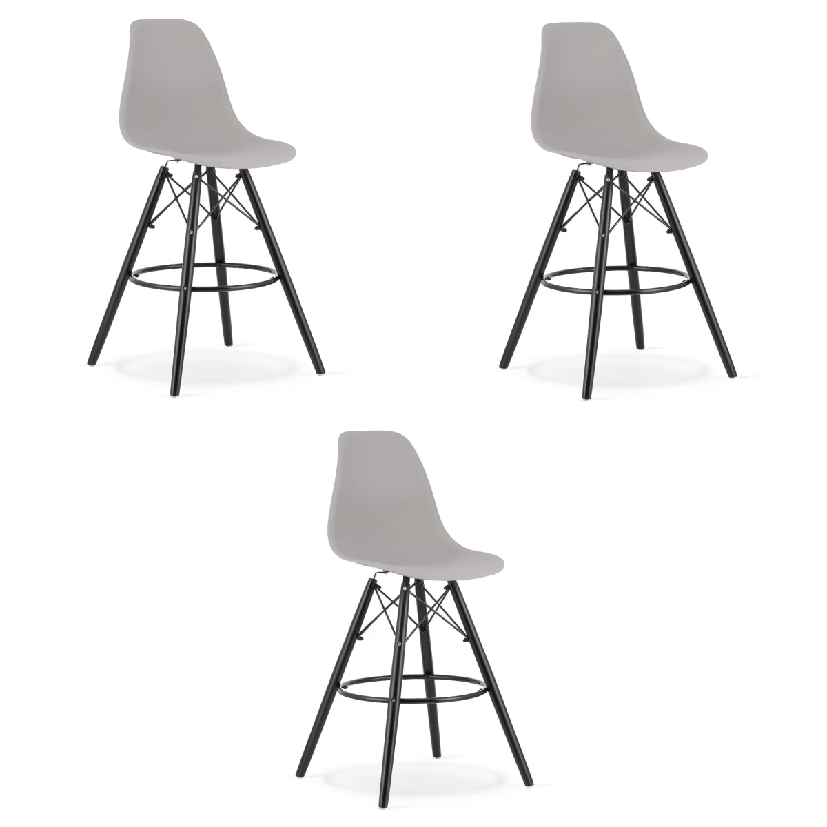 Hocker Lamal Pilka / Kojos Juodos X 3