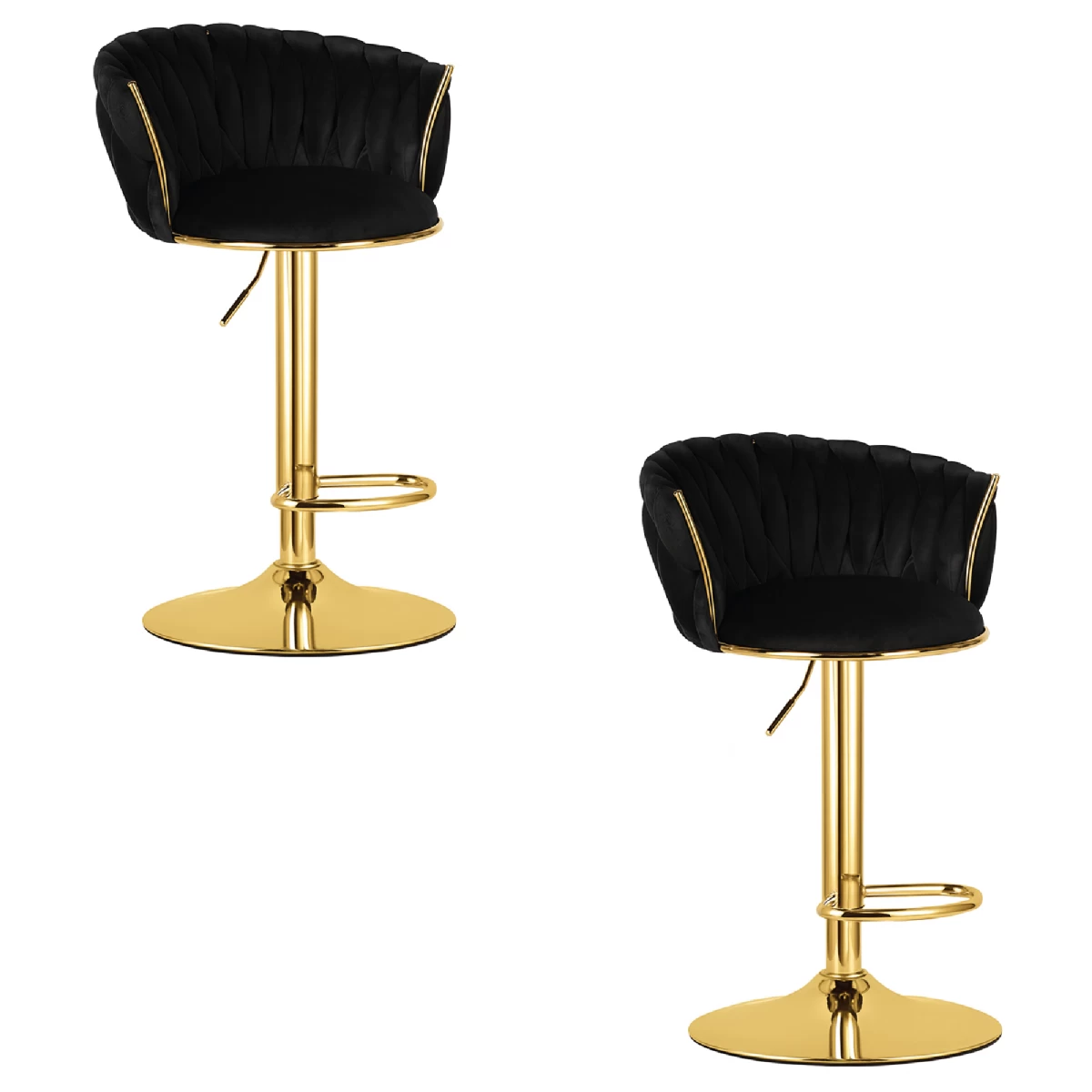 hocker Mig - Juodas / Auksinis Pagrindas X 2