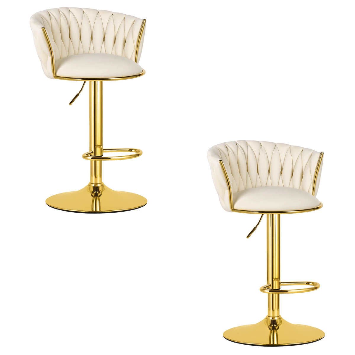 hocker Mig - Smėlio / Aukso Spalvos Pagrindas X 2