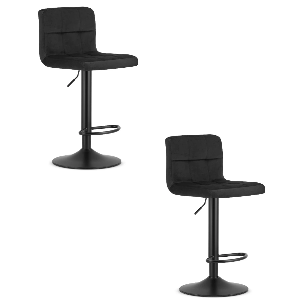 Hocker Prot - Juodas Aksomas / Juodas Pagrindas X 2