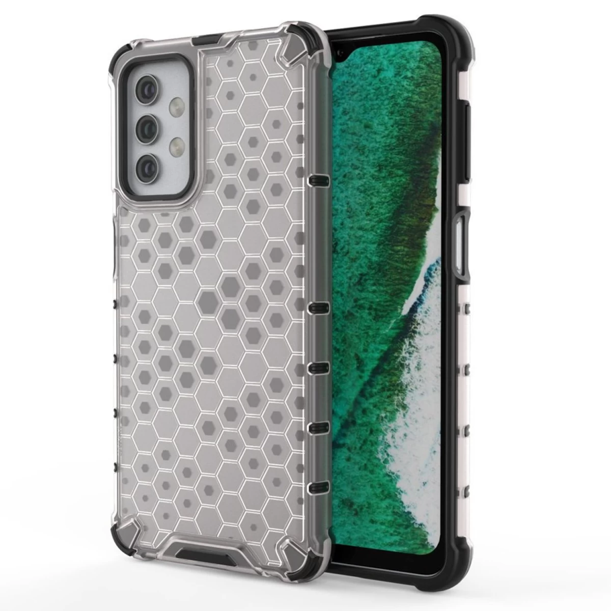 Honeycomb Dėklas Su Geliniu Rėmeliu Samsung Galaxy A32 5g Skaidrus