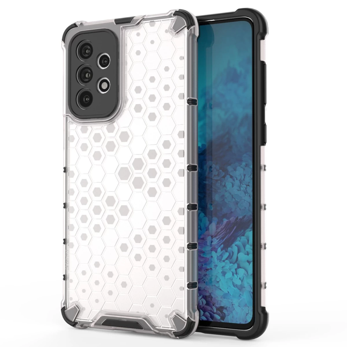 Honeycomb Dėklas Su Geliniu Rėmeliu Samsung Galaxy A73 Skaidrus