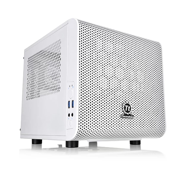 Housing Thermaltake Core V1 CA-1B8-00S6WN-01 (Mini ITX; white color)