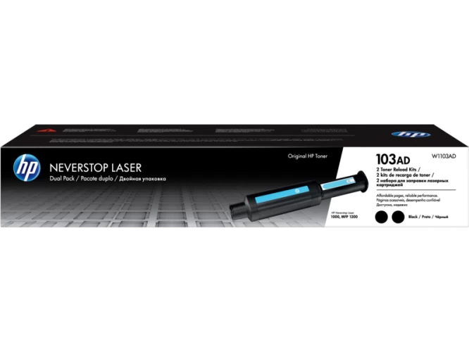 HP 103AD Dual Pack (W1103AD) Lazerinė kasetė, Juoda