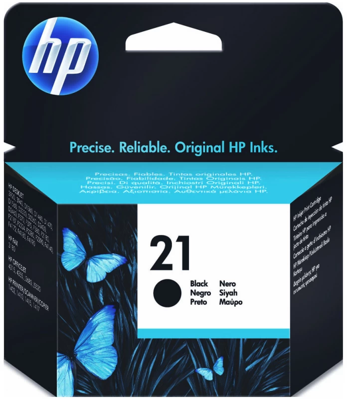 Hp 21 Juodos Spalvos Kasetė C9351ae