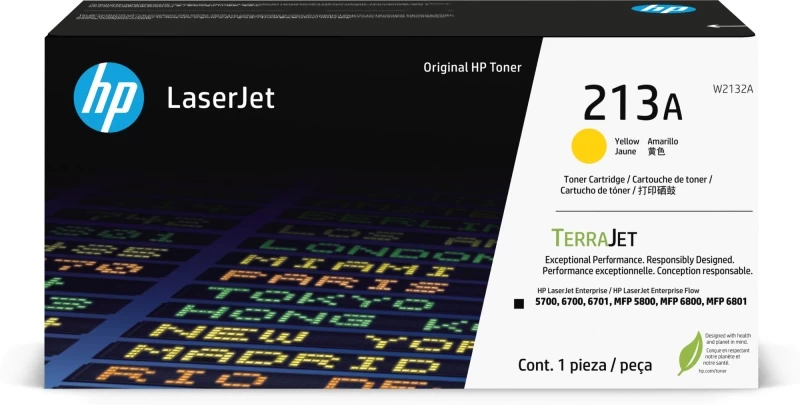 HP 213A (W2132A) Lazerinė kasetė, Geltona