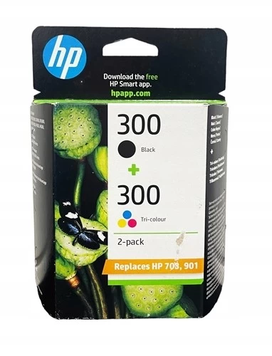 Hp 300 Juodų Ir Trijų Spalvų Rašalo Rinkinys (cn637ee)