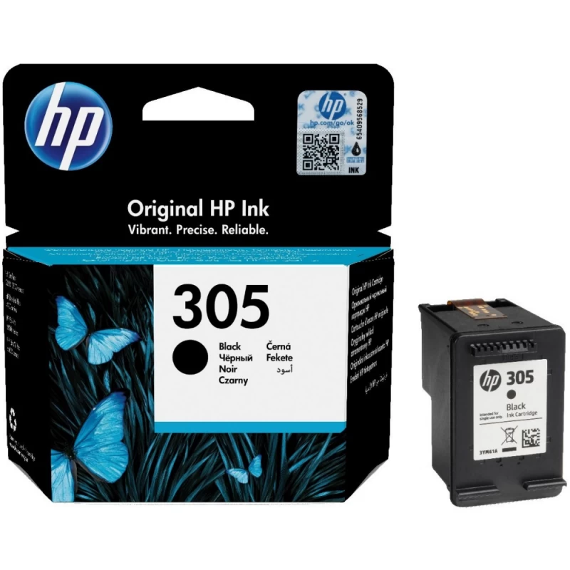 Hp 305 Juodos Spalvos Rašalas (3ym61ae)