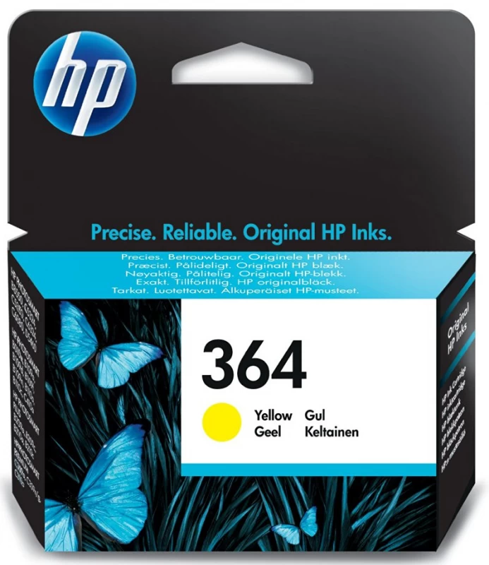 Hp 364 Geltonas Rašalas (cb320ee)