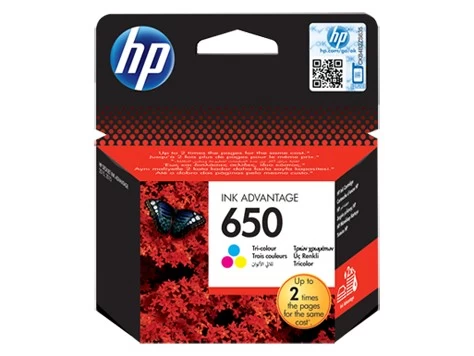 Hp 650 Trijų Spalvų Rašalas (cz102ae)