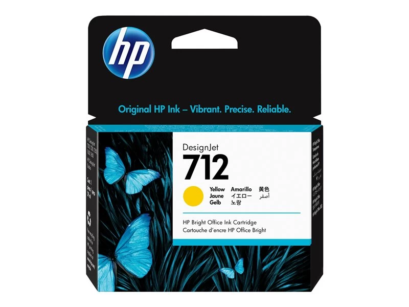 Hp 712 Geltonas Rašalas (3ed69a)