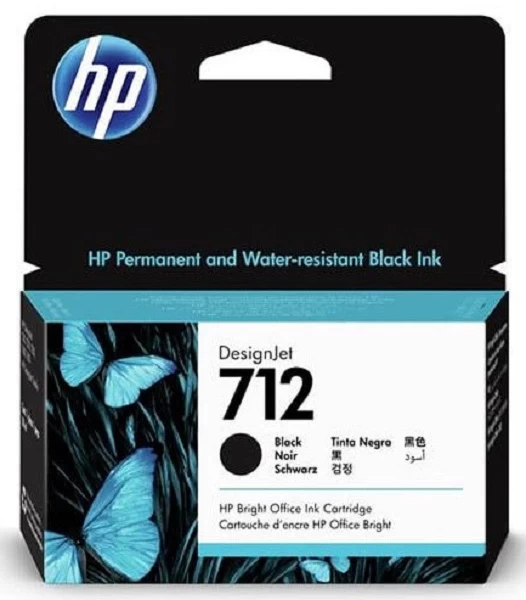 Hp 712 Juodos Spalvos Rašalas (3ed70a)