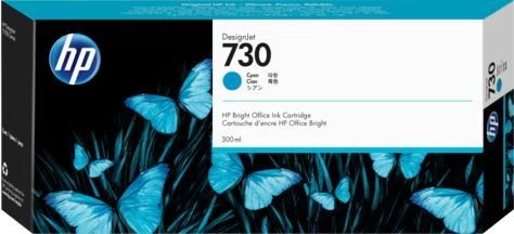 Hp 730 žydros Spalvos Rašalas (p2v68a)