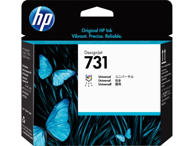 HP 731 (P2V27A) DesignJet spausdinimo galvutė, CMY, Grey, Matte black, Photo black