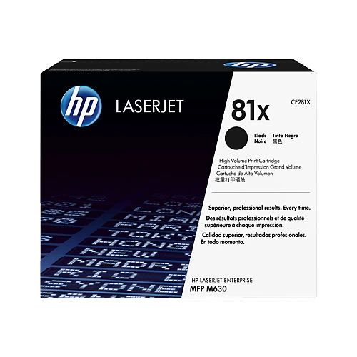 Hp 81x Laserjet Xl Juodos Spalvos Kasetė Cf281x