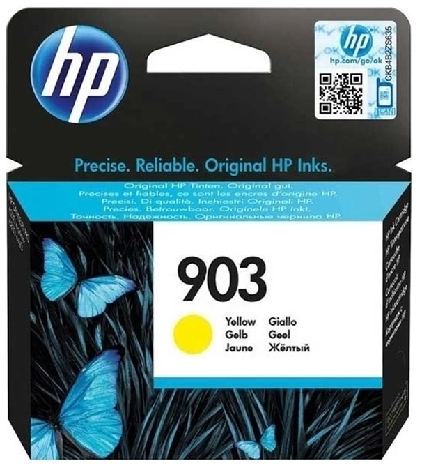 Hp 903 Geltonas Rašalas (t6l95ae)