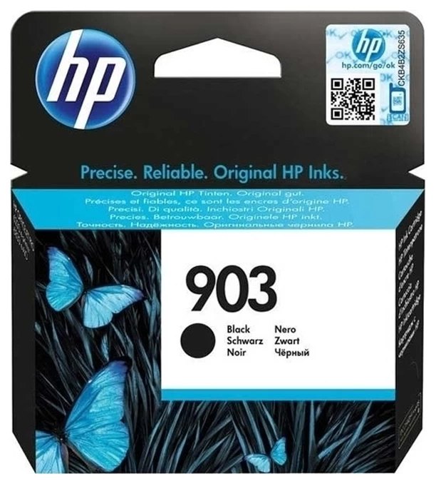 Hp 903 Juodos Spalvos Rašalas (t6l99ae)