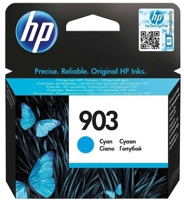 Hp 903 Mėlynas Rašalas (t6l87ae)