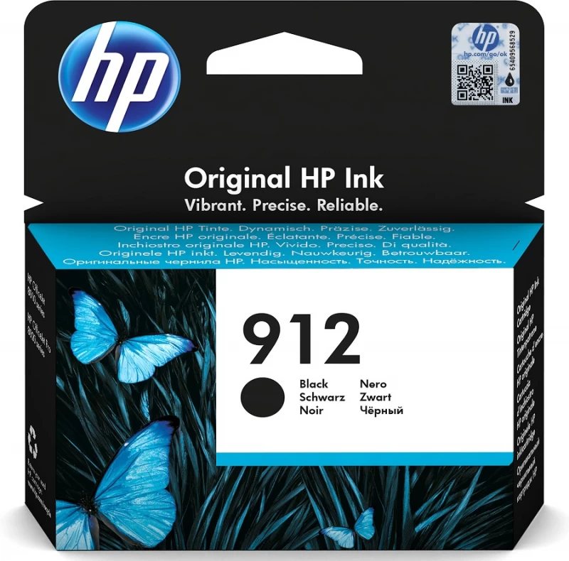 Hp 912 Juodos Spalvos Rašalas (3yl80ae)