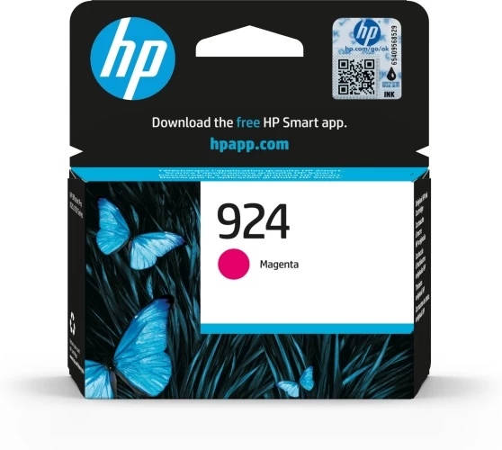 HP 924 (4K0U4NE) Rašalinė kasetė, Purpurinė