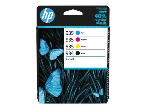Hp 934/935 Juodų Ir Spalvotų Rašalų Rinkinys (6zc72ae)