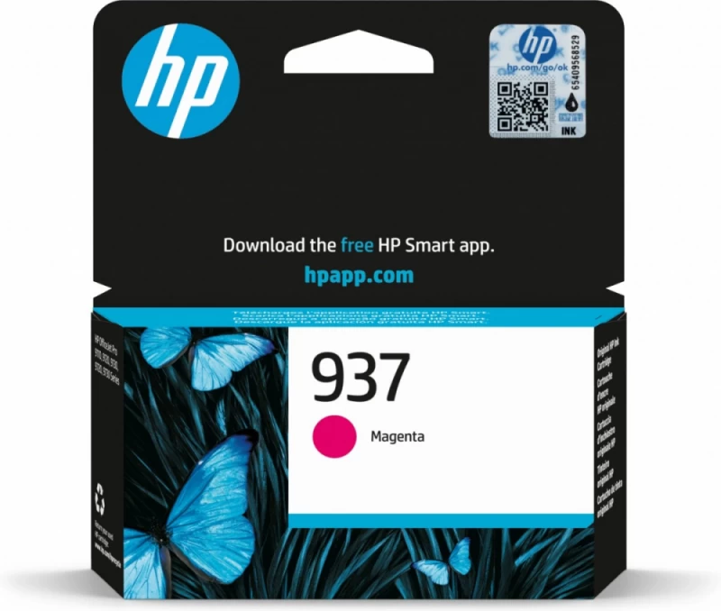 Hp 937 Purpurinės Spalvos Rašalas (4s6w3ne)