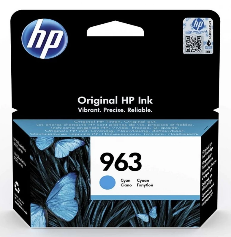 Hp 963 žydros Spalvos Rašalas 3ja23ae