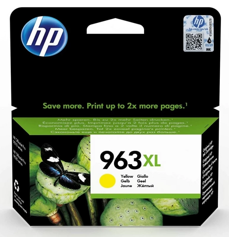 Hp 963xl Geltonas Rašalas 3ja29ae