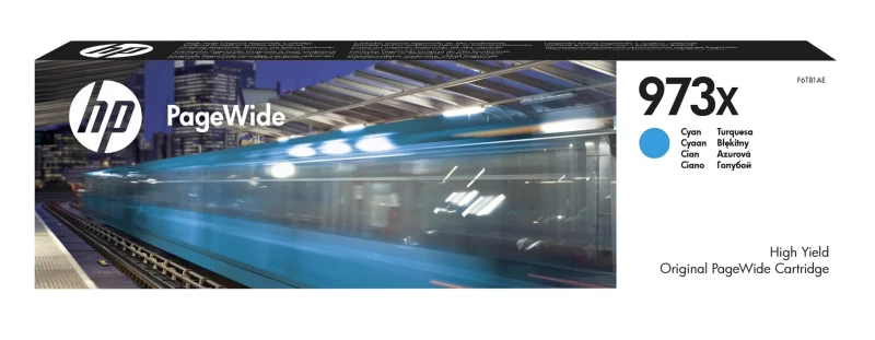 HP 973X (F6T81AE) Rašalinė kasetė, Žydra