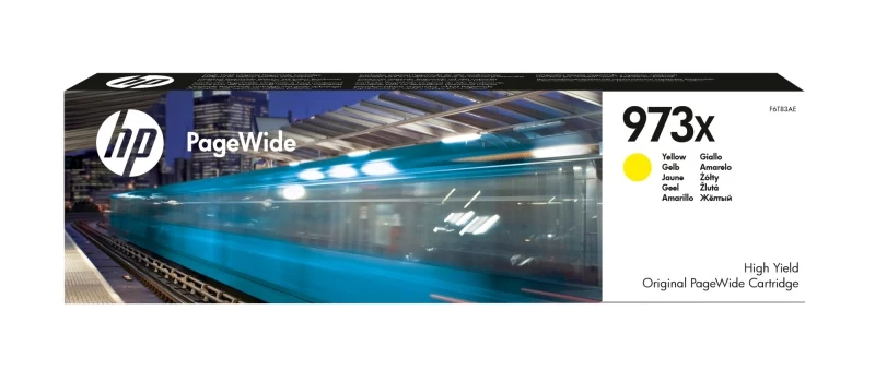HP 973X (F6T83AE) Rašalinė kasetė, Geltona