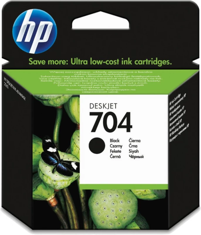 Hp Deskjet 704 Juodos Spalvos Kasetė Cn692ae