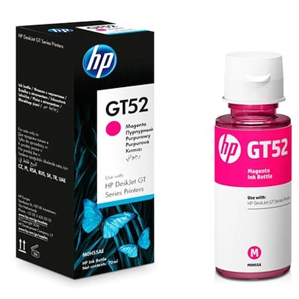 Hp Gt52 Purpurinės Spalvos Rašalas (m0h55ae)