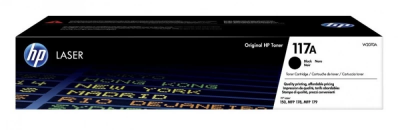 Hp Tonerio Kasetė Hp 117a Juoda (w2070a) W2070a