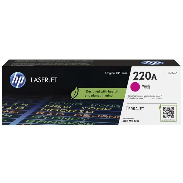 Hp Tonerio Kasetė Hp 220a Magenta (w2203a) W2203a