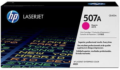 Hp Tonerio Kasetė Hp 507a Magenta (ce403a) Ce403a