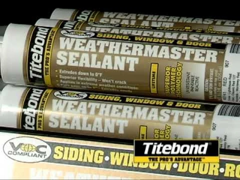 Aukščiausios kokybės polimero sandariklis Titebond® WeatherMaster™