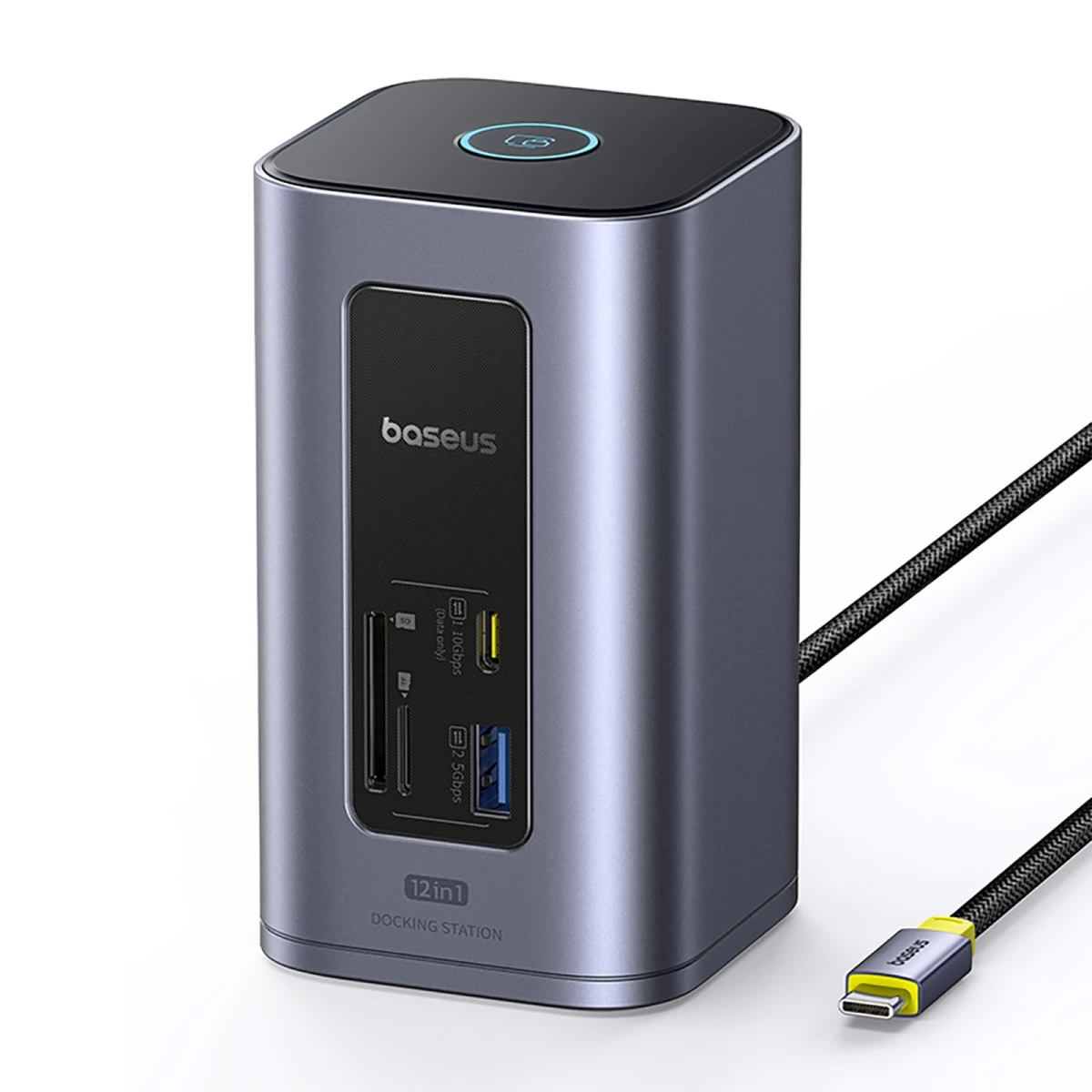 Hub 12-in-1 Doko Stotis: Usb-c, Usb-a, Hdmi, Rj45, Sd, Microsd, 4k, 60 Hz, Pd, 10 Gb/s