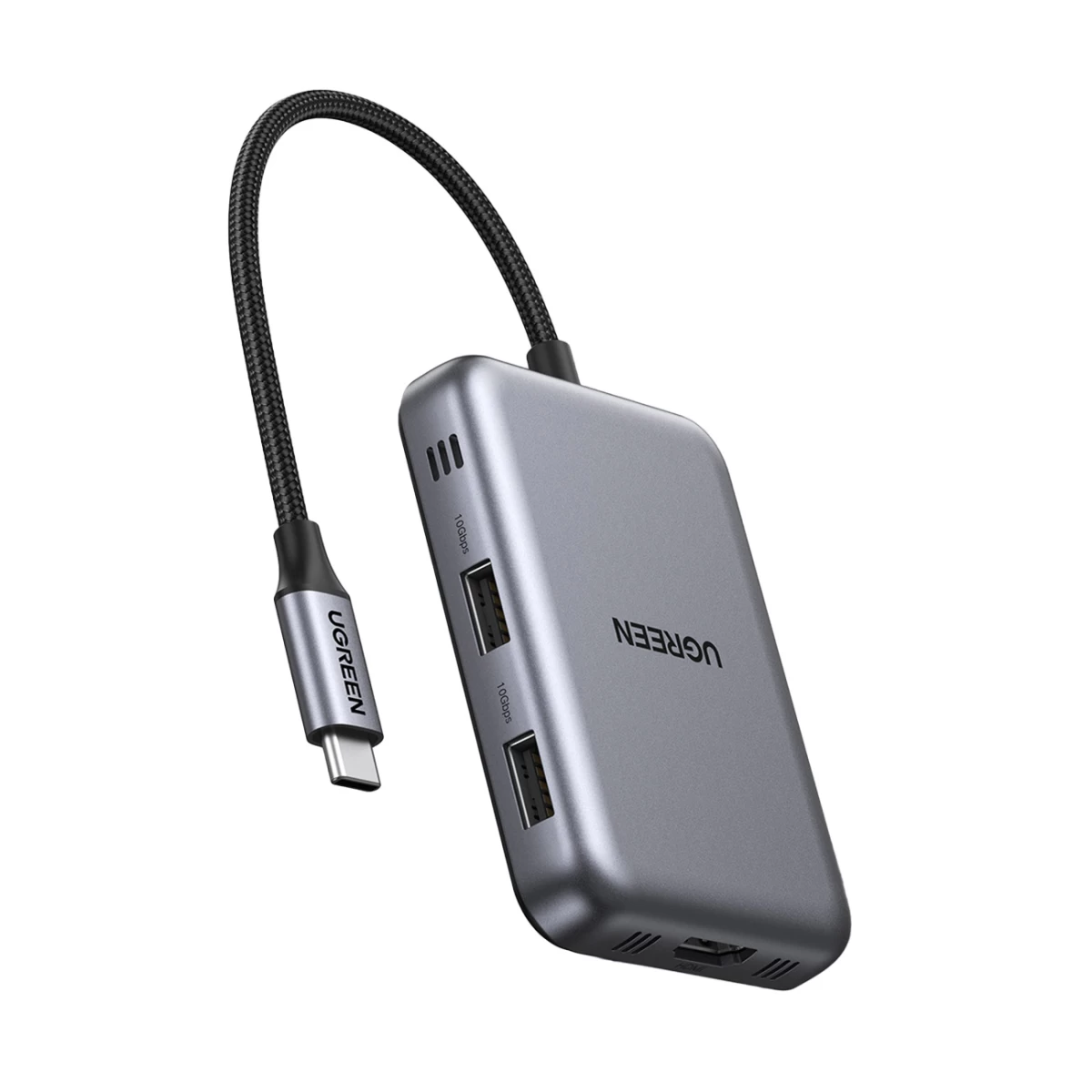 Hub 7in1 Usb-c į Hdmi Usb-c Usb-c Usb-a Sd Tf Skirstytuvas - Pilkas