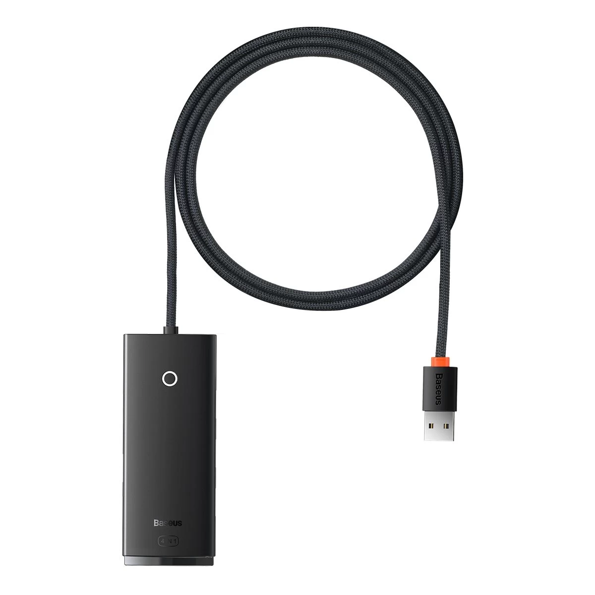 Hub Adapteris Usb-a į 4xusb-a 3.0 5gb/s Lite Serijos Juodos Spalvos Hub Adapteris Usb-a į 4xusb-a 3.0 5gb/s Lite Serijos Juodos Spalvos