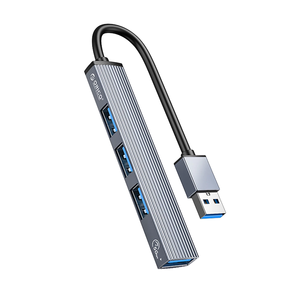 Hub Ah-a13 Usb-a Doko Stotelė - Pilka Hub Ah-a13 Usb-a Doko Stotelė - Pilka