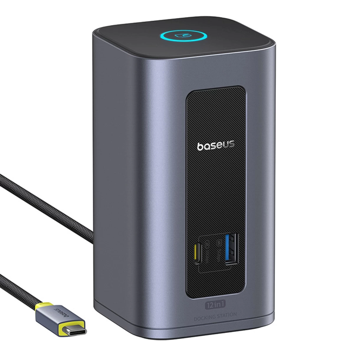 Hub'as 12in1 Usb-c į Usb-c Usb-a Hdmi Displayport Rj45 - Pilkas
