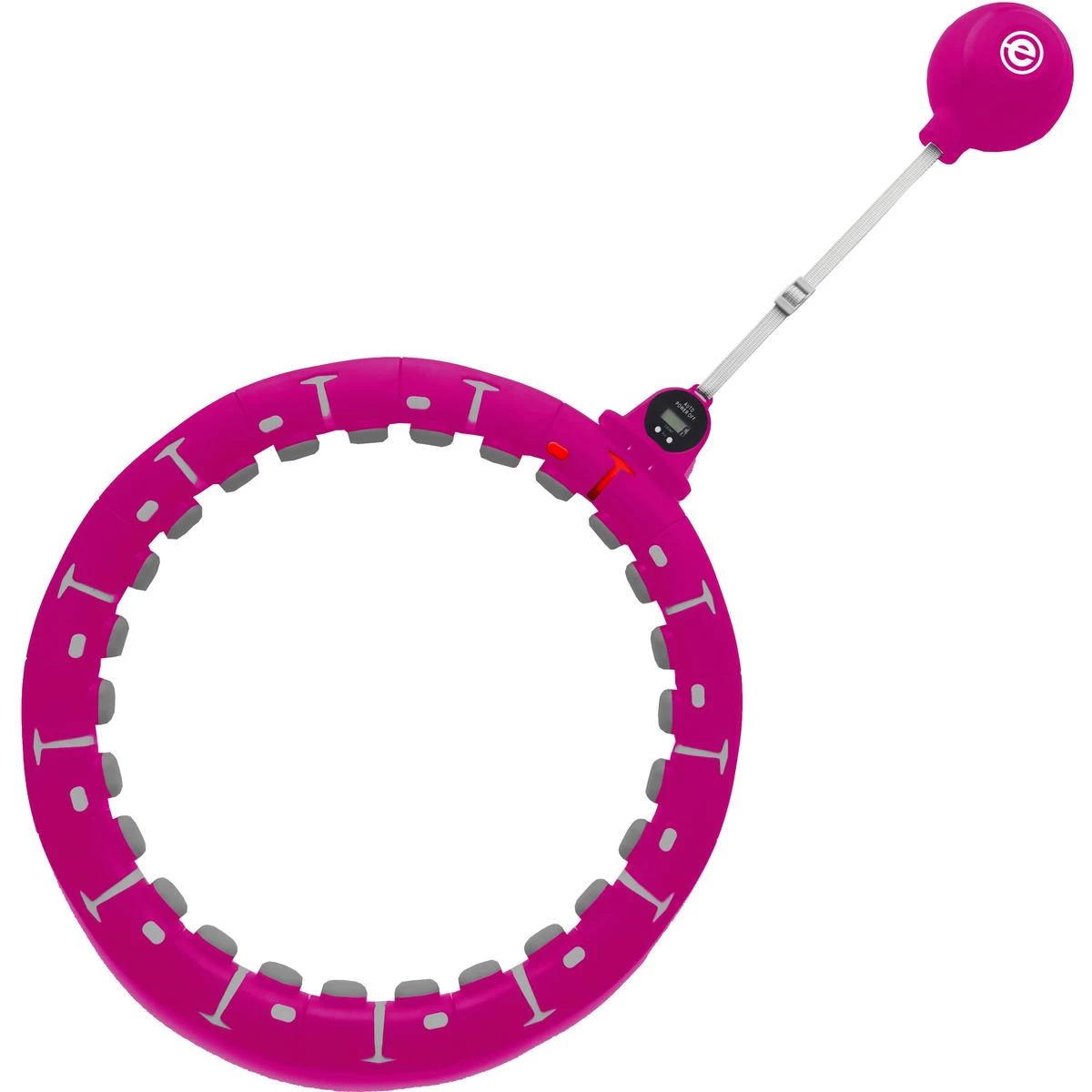 Hula Hop Su Masažuokliu, Svarmeniu Ir Skaitikliu Fuksija Enero Fit