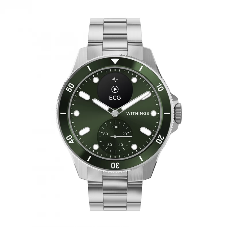Hwa10-modelis 8-all-int Withings Healthsense Os 3 Silver-green