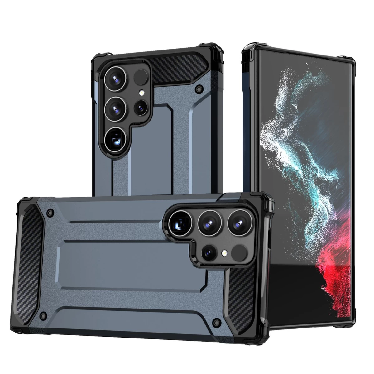 hybrid Armor Dėklas samsung Galaxy S24 Ultra - Mėlynas