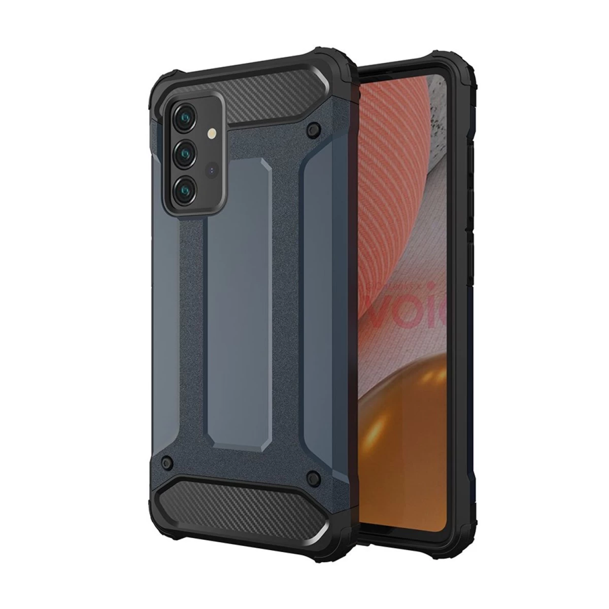 Hybrid Armor Hibridinis šarvuotas Dėklas, Skirtas Samsung Galaxy A72 4g Mėlynas