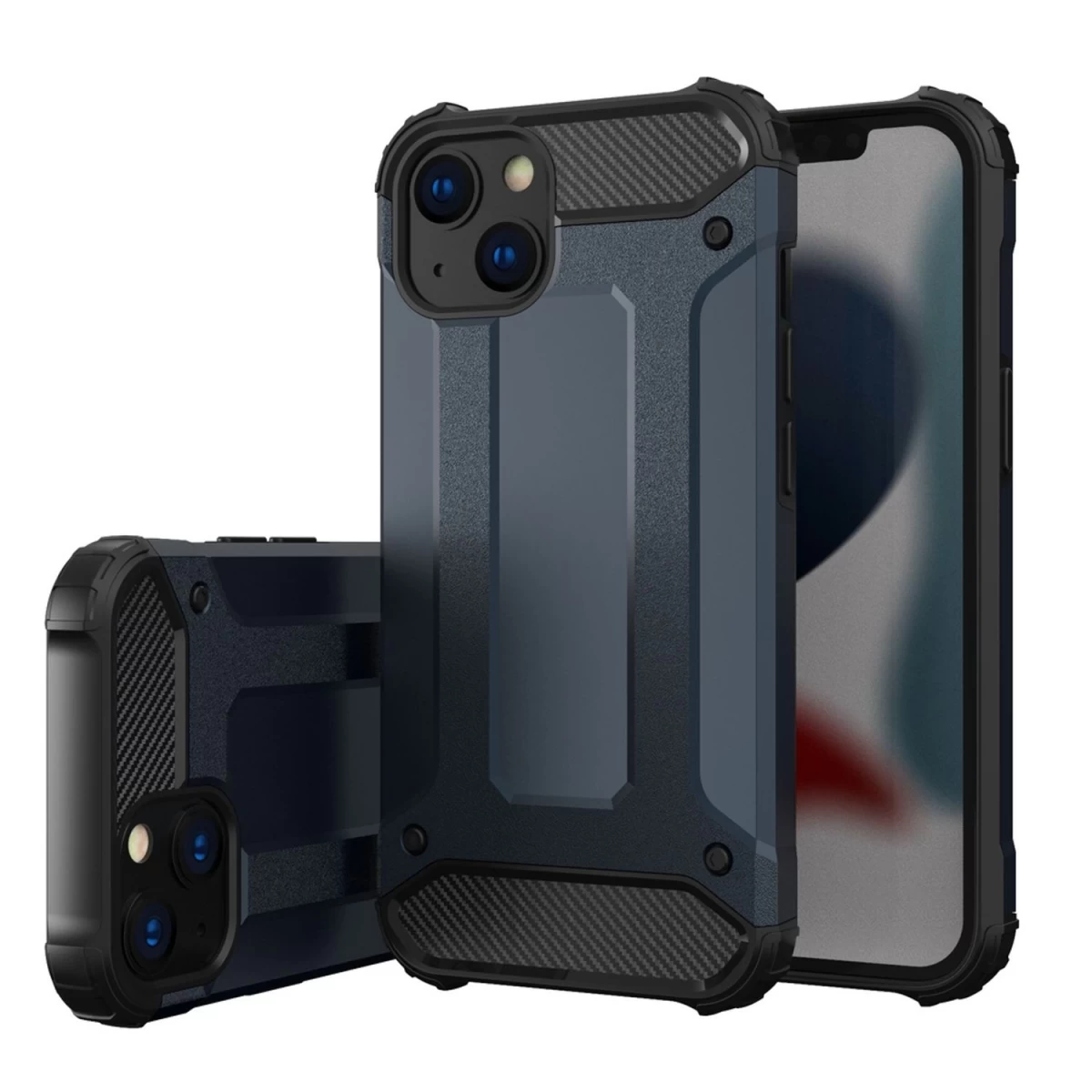 Hybrid Armor Iphone 14 šarvuotas Hibridinis Dėklas Mėlynas